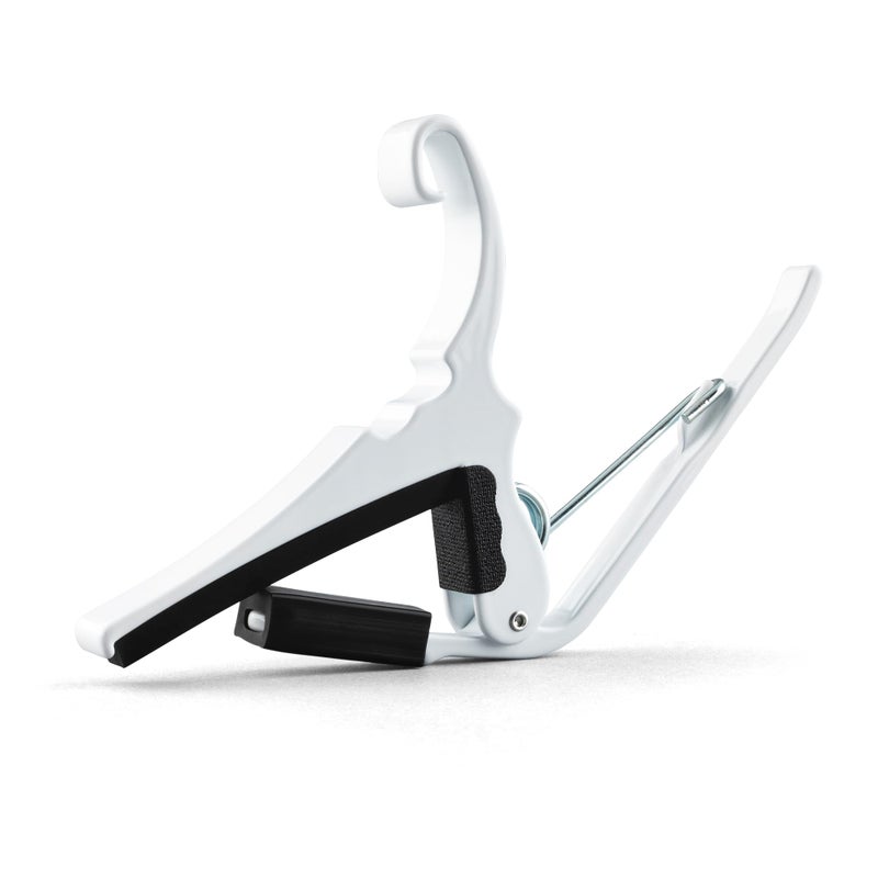 Kyser Quick-Change Guitar Capo for 6-string acoustic guitars, Pure White, KG6W - Image 2